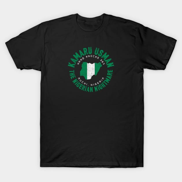 Kamaru Usman T-Shirt by huckblade